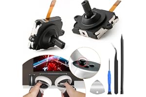 RongZy 2 Pieces 3D Analog Joystick for Oculus Quest 2, Replacement Joystick for Quest 2 Controller Repair Parts, Stable Performance