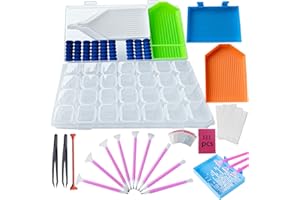 Naturezhen Diamond Painting Kit 111 Pcs Complete Set with Tools and Storage Box for Adults and Children - DIY Gifts for Mother's Day