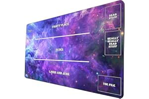 DYETEE board game starlight TCG Playmat -Starry Sky MTG Playmat - Also Great as a Mouse Pad 432 With Zones