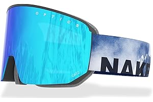 ‎NAKED OPTICS NAKED Optics NOVA Skibrille Männer, Ski Brille Frauen, Snowboardbrille, Ski-Brille schlechtes Wetter, Schibrille mit optionalen Wechselgläsern, Skiing Goggles