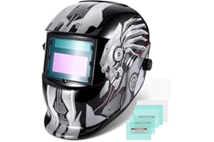 Electrical Welding Helmet Mask, SUNJULY Solar Powered Automatic Welding Helmet Welding Mask with Auto Darkening Filter, Auto Darkening for Mig Tig Arc