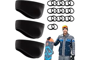 DYIOUXIN Diadema Protectora para Los Oídos,Invierno Diademas Orejeras,Diadema Cálida De Invierno,Cinta para Pelo Invierno Calentador de Orejas,3 Piezas
