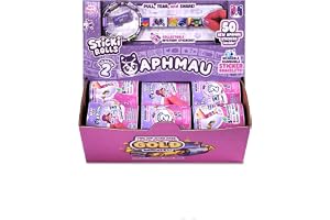 Sticki Rolls SRAP1302 - Sticki Band Capsule Aphmau Series 2 - Wearable & Shareable Sticker Bracelets - Includes 50 Stickers pr. Capsule