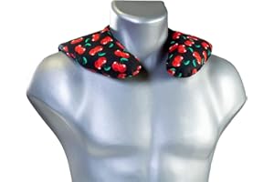 ‎GIRAFFENLAND Kirschkern Nackenhörnchen 30x33 cherry-black | Kirschkernkissen Nacken | Nackenkissen Wärmekissen