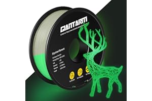 Filamento PLA GIANTARM 1,75 mm PLA Fluorescente Verde Luminoso, Glow In The Dark Materiali di Stampa 3D 1kg Spool