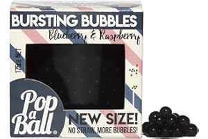 Popaball Mini Bursting Bubbles Blueberry & Raspberry 1 x 175 Grams | Prosecco, Gin, Mocktail & Cocktail Making Gifts | Gift Set Ideas for Her, Hampers & Hen Parties