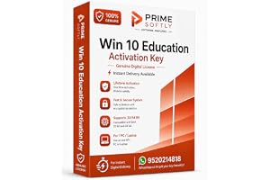 Win 10 Education Activation Key | Fast Digital Delivery | Easy Installation | Compatible with Desktop & Laptop PCs