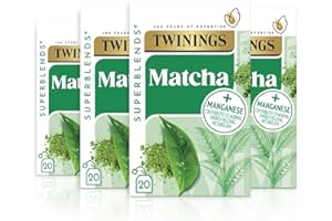 Twinings Superblends Super Green Matcha, 4 x 20 Tea bags