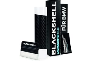 ‎BLACKSHELL Blackshell® Ladekantenschutz Folie passend für BMW 5er Limousine | Typ G30 | Bj. 2017-2023 (auch Facelift) Carbon Glanz - passgenauer Stoßstangenschutz inkl. Set für Folierung