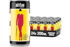 THE ARTISAN DRINKS COMPANY Artisan Classic London Tonic Can, 200ml (Case 24)