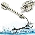 SUPERTOOL Floating Switch L100mm, Liquid Water Level Sensor Stainless Steel Vertical Float Switch Used in Electrical, Drainage, Level Control and Alarm