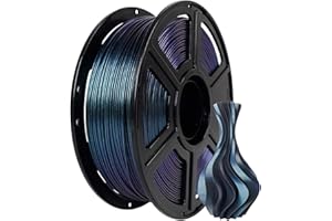 FLASHFORGE Filamento per stampante 3D in PLA multicolore,filamento di stampa 3D a cambio rapido di colore da 1,75 mm,filamento di stampa 3D camaleontico che cambia colore con la luce (titanio bruciato