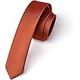 Enlision Skinny Tie 4cm Solid Color Slim Ties for Men Wedding Classic Formal Business Necktie (1.58") - Multiple Color