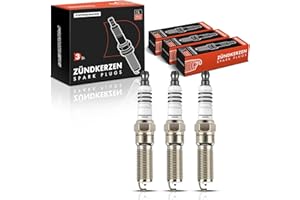Frankberg 3x Spark Plugs Fuel Efficient Iridium+Platinum Electrode Durable Ceramic Insulant Compatible with Fiesta VI/VII Focus III Mondeo V C-Max II B-Max Ecosport Transit