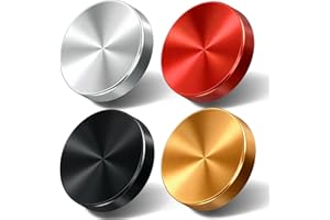 CJMUQHEHH 4 Stück Auslöserknopf, Soft Release Button, Universal Konkaver Oberfläche Auslöseknopf, Kompatibel mit Fuji X100, Hasselblad, mit Canon (Rot, Schwarz,Gold,Silber)