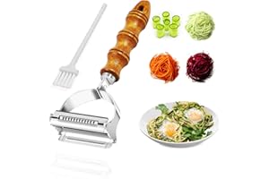 ROUCLO Éplucheur Légumes, 3 en 1 Éeplucheur Pomme de Terre Epluche Legume avec Lame en Acier Inoxydable, Économe Julienne Légumes Peeler pour Concombre,Carottes,Tomate, Asperges, Kiwis