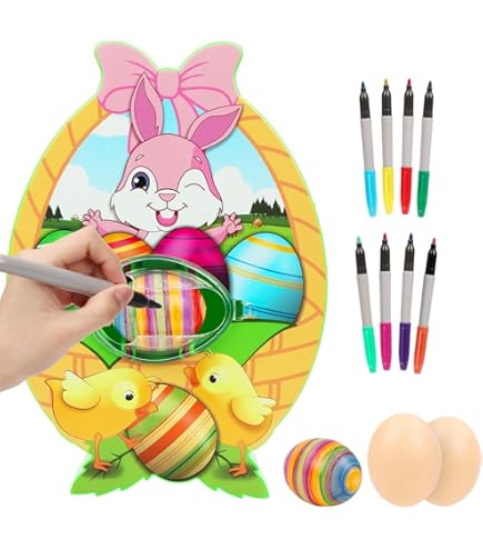 Lot De 25 œufs En Plastique Blancs à Décorer Pour Pâques - 6x4 Cm, Avec Cordes Et Bâtons - Kit Bricolage Enfants