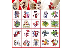 LANSEEDE 20 Pcs Amazing Friends Temporary Tattoos Stickers Birthday Party Supplies Anime Cartoon Fake Tattoos Stickers Party Favors for Kids Boys Girls…