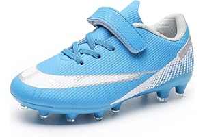 ASOCO DREAM Zapatillas de Fútbol Niño Calzado de Fútbol Spike Aire Libre Zapatos de Deporte Adolescentes Atletismo Training Botas de Fútbol