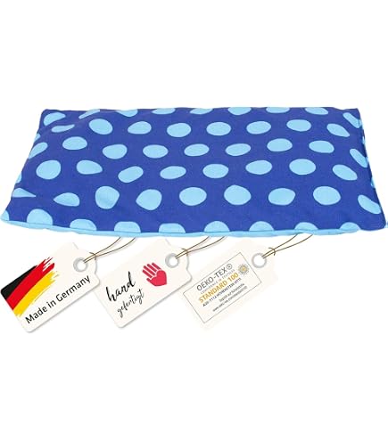 Cuscino Termico Noccioli Ciliegia XL - 50x20cm, Per Cervicale, Fodera Lavabile, Fatto A Mano Spagna - Foto 5