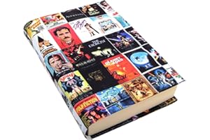 ANVAL Custodia per libro, regolabile, protezione per libri, impermeabile, adattabile a qualsiasi spessore, copertina per libro stampata, 4 diverse misure (169, G)