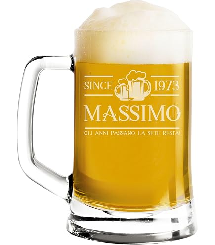 Oktoberfest Custom Boccale Birra Personalizzato MASTERLASER3.0 500 Ml - Incisione Nome E Data, Regalo Ideale Bicchiere Personalizzato Nome - 5