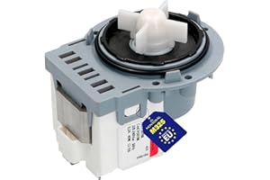 MONTERAL Ablaufpumpe für Waschmaschine Modell M325 40W 220/240V 50Hz 0.2A für Samsung, Whirlpool, Bauknecht, Indesit - MADE IN EUROPE - Garantie 10 Jahre