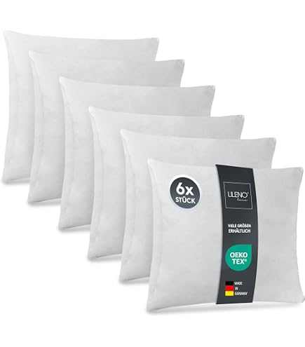 IDIMEX Amata Set 4 Cuscini Quadrati Per Sedia – Imbottiti 3 Cm, Con Nastri Fissaggi, Grigio Chiaro, 40x40 Cm