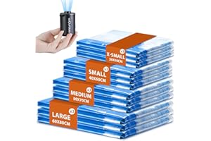 MONVANE Vacuum Compression Storage Bags for Clothes - 12 Pack Reusable Space Saver Bags with Wireless Electric Air Pump for travel (3L + 3M + 3S + 3XS)