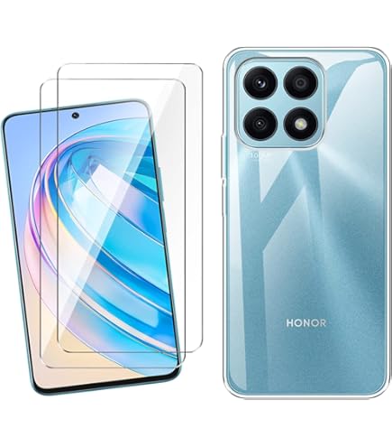 Mr.Shield Tempered Glass Screen Protector For Honor X8a [3-Pack] 9H Hardness Japan Glass