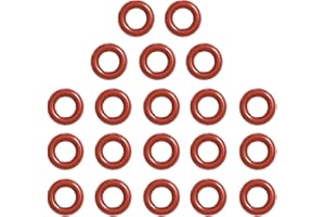 SUNDRERFECT 20 gumowych uszczelek do węża 4 mm - kompatybilne z Saeco, Siemens, Bosch, Krups, Delonghi, Jura, Miele, AEG, Gaggia, ekspres do kawy