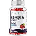 ScotLabs Immune Support Complex Gummies - Elderberry, Vitamin C & Zinc Gummy | Mixed Berry Flavor Vegetarian, Non-GMO, NO Sugar and Gluten Free Candy Suitable for Adults & Kids (12+)