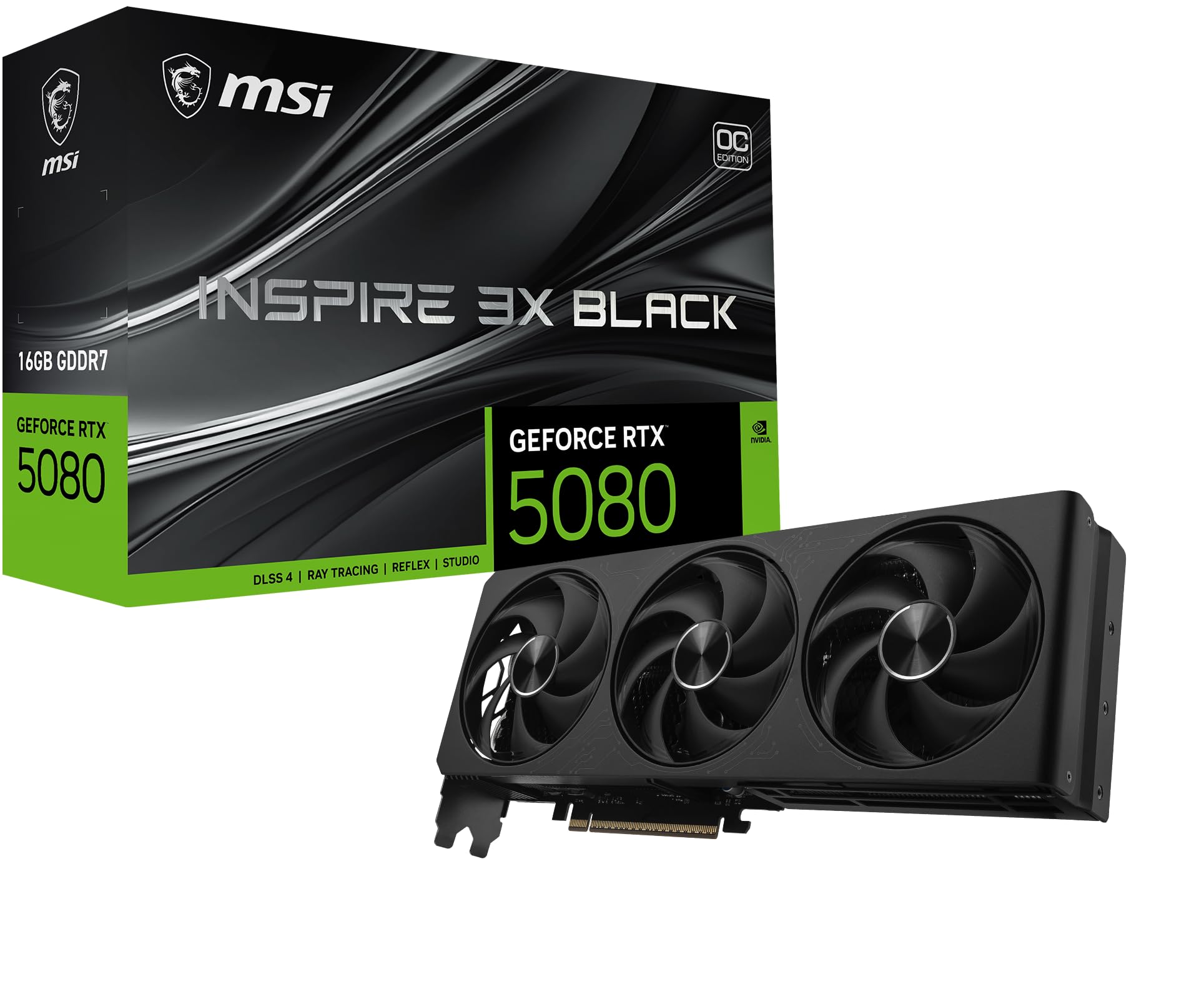 MSI GeForce RTX 5080 16G INSPIRE 3X OC