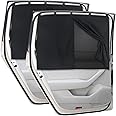 Car Window Shades, 2 PCS Magnetic Double Layer Auto Sun Shade for Side Windows Privacy Full Covers/Half Shade Options Back Car Window Curtains for Baby Protection