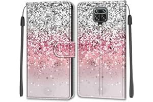 SIENIANLINE Carcasa para Xiaomi Redmi Note 9S / Redmi Note 9 Pro/Redmi Note 9 Pro MAX,Funda Magnética con Tapa,Carcasa de la Cartera del tirón de la PU para Xiaomi Redmi Note 9S / Note 9 Pro/Note 9 Pro MAX