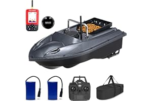 AHWZ Fishing RC Boat - GPS Remote Control Fishing Bait Boat Fish Finder,Boat with Fish Finder