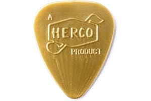 JIM DUNLOP Herco® HEV210P Vintage '66, Gold, Light, 6/Player's Pack