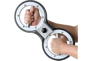 TOGIEEII Burn Machine 12 Pound Arm Workout Appliances 360 Degree Rotatable Forearm Exerciser Resistance Adjustable Multi-Functional Rotational Trainer Grip Strength Trainer for Home and Gym Workouts.