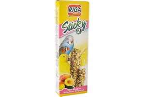 Riga – Klibbig för alla fåglar – bakade pinnar – blandning av spannmål, spannmål och mango – låda med 2 klibbiga pinnar, 60 g (1-pack)