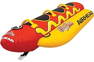 Airhead Hot Dog | Towable Tube for Boating with 1-5 Rider Options