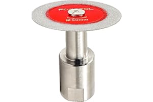 FOCSTOL Disco Corte para Vidrio - 1 pieza 50mm Disco Diamante Mini para Cortar Vidrio con Brida M14 para Vidrio, Jade, Cristal, Botellas Vino, Cerámica