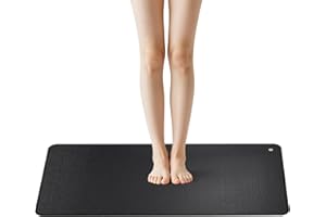 FOVVZDIL Grounding Mat Earthing UK 100x30cm for Better Sleep & Wellness - Natural Grounding Well Earthing Mat UK at Home or Office