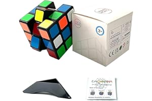 EACHHAHA Speed Cube 3x3,Magic Cube 56mm,Professional, Smooth, and Fault-tolerant,Classic Brain Teasers,Party Bag Fillers, Party Favours,Competitive training for adults and children