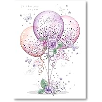 Noel Tatt Blanko-Karte 'Sweet Pea Posy', 16x16 Cm, Umweltfreundlich, Mit Umschlag