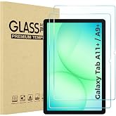 ProCase 2 Pieces Screen Protector for Galaxy Tab A11+/A9+ 11 Inches | 9H, Ultra Clear, Anti-Scratch, Bubble Free, Tempered Gl