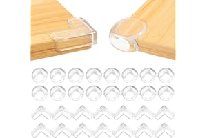 YOUKLY Corner Protectors for Kids, 30 PCS Baby Proofing Table Corner Protectors, Strong Adhesion Baby Corner Protectors, Edge Protector for Kids Against Sharp Corners (Style A)