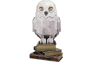4D Build, Harry Potter Hedwiga 3D Puzzle 118 elementów | Prezenty Harry Potter Dekoracja na biurko| Zabawki do budowania | Puzzle 3D dla dorosłych i nastolatków w wieku 12 lat