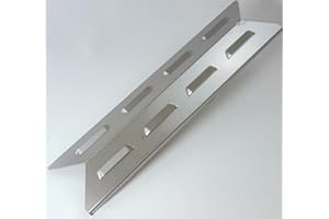 EWH Couvercle de brûleur pour barbecue à gaz Landmann Miton modèles 2.0-3.1 - 4.1 en acier inoxydable 1.4301 (L x l x l) 40 x 10 cm