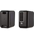 Q Acoustics Q Active 200 Bookshelf Speakers with Q Active Hub - Bluetooth Wireless HiFi Stereo Surround Sound System Pair for TV Home Cinema PC Computer Monitor Shelf Desktop (Black)