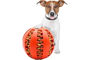 Starlight Baby Puppy Toy, Non-Toxic Dog Snack Toy Ball, Suitable For Pet Puppies And Cats Interactive Toy Ball Feeder 7 cm (Red)